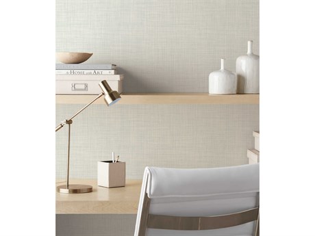 York Wallcoverings Magnolia Open Sheet White Traverse Wallpaper