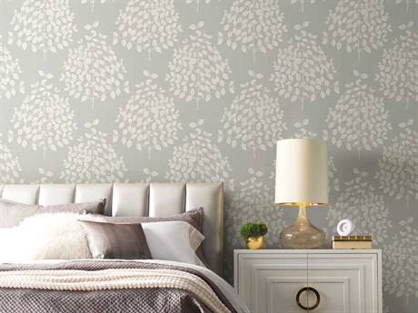 York Wallcoverings Modern Nature 2nd Edition Pearl Grey Tender Wallpaper
