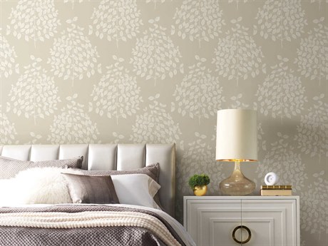 York Wallcoverings Modern Nature 2nd Edition Pearl Taupe Tender Wallpaper