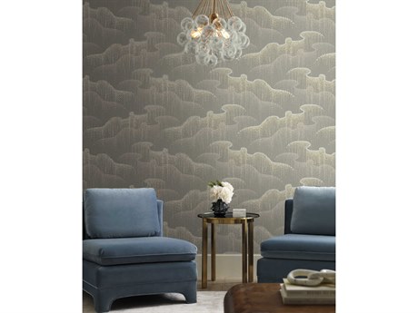 York Wallcoverings Modern Nature 2nd Edition Taupe Moonlight Pearls Wallpaper