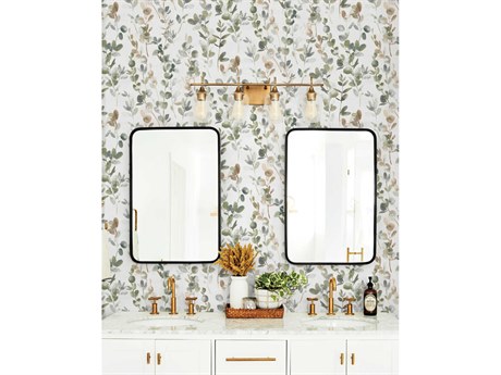 York Wallcoverings Modern Nature 2nd Edition Green Joyful Eucalpytus Wallpaper