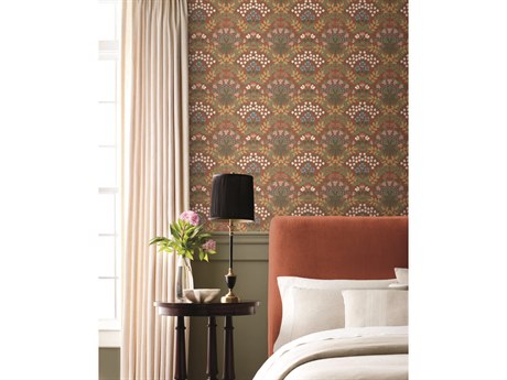 York Wallcoverings Rifle Paper Co. Second Edition Red Green Bramble Wallpaper