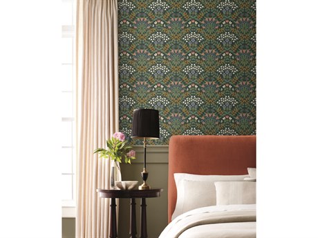 York Wallcoverings Rifle Paper Co. Second Edition Green Gold Bramble Wallpaper