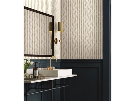 York Wallcoverings Rifle Paper Co. Second Edition White Beige Eden Wallpaper