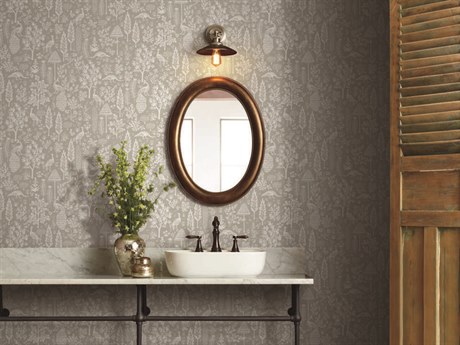 York Wallcoverings Rifle Paper Co. Second Edition Black Menagerie Toile Wallpaper