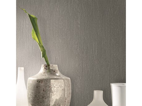 York Wallcoverings Antonina Vella Dazzling Dimensions Volume II Grey Natural Texture Wallpaper