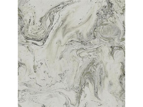 York Wallcoverings Antonina Vella Natural Opalescence Grey Metallic Oil Marble Wallpaper