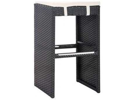 Zuo Outdoor Marrakesh Wicker Bar Stool in Espresso