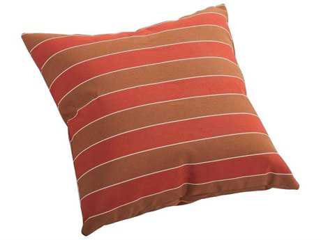 Zuo Outdoor Joey Small Outdoor Pillow in Brown And Clay Wide Stripe