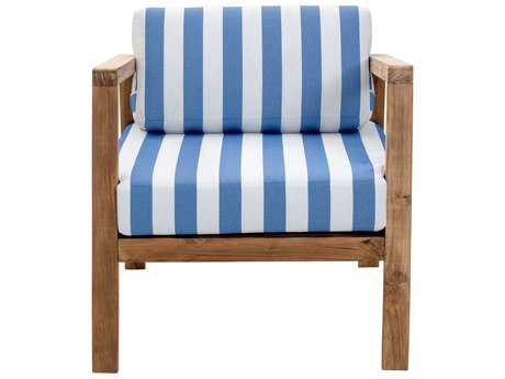 Zuo Outdoor Bilander Teak Arm Chair in Natural