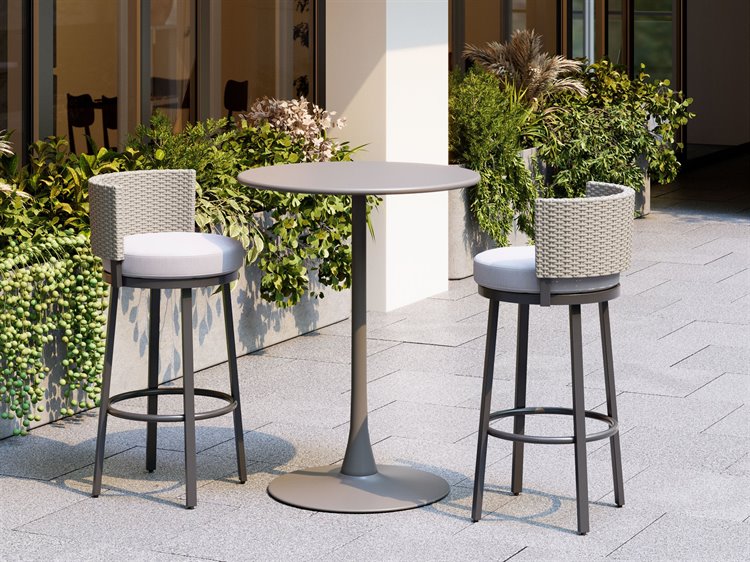 Zuo Outdoor Midnight Wave Patio Dining Set