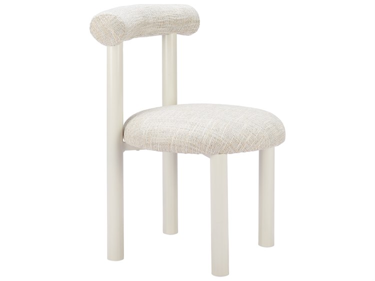 Zuo Outdoor Ceres Beige Aluminum Cushion Dining Chair