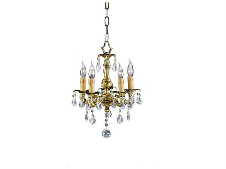Zeev Lighting Austin Antique Br Five Light 12 Wide Mini Zeev Lighting Austin Antique Br Five Light 12 Wide Mini Chandelier