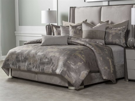 Luxecor Bedding Aubrey Patina 10-Piece King Comforter Set