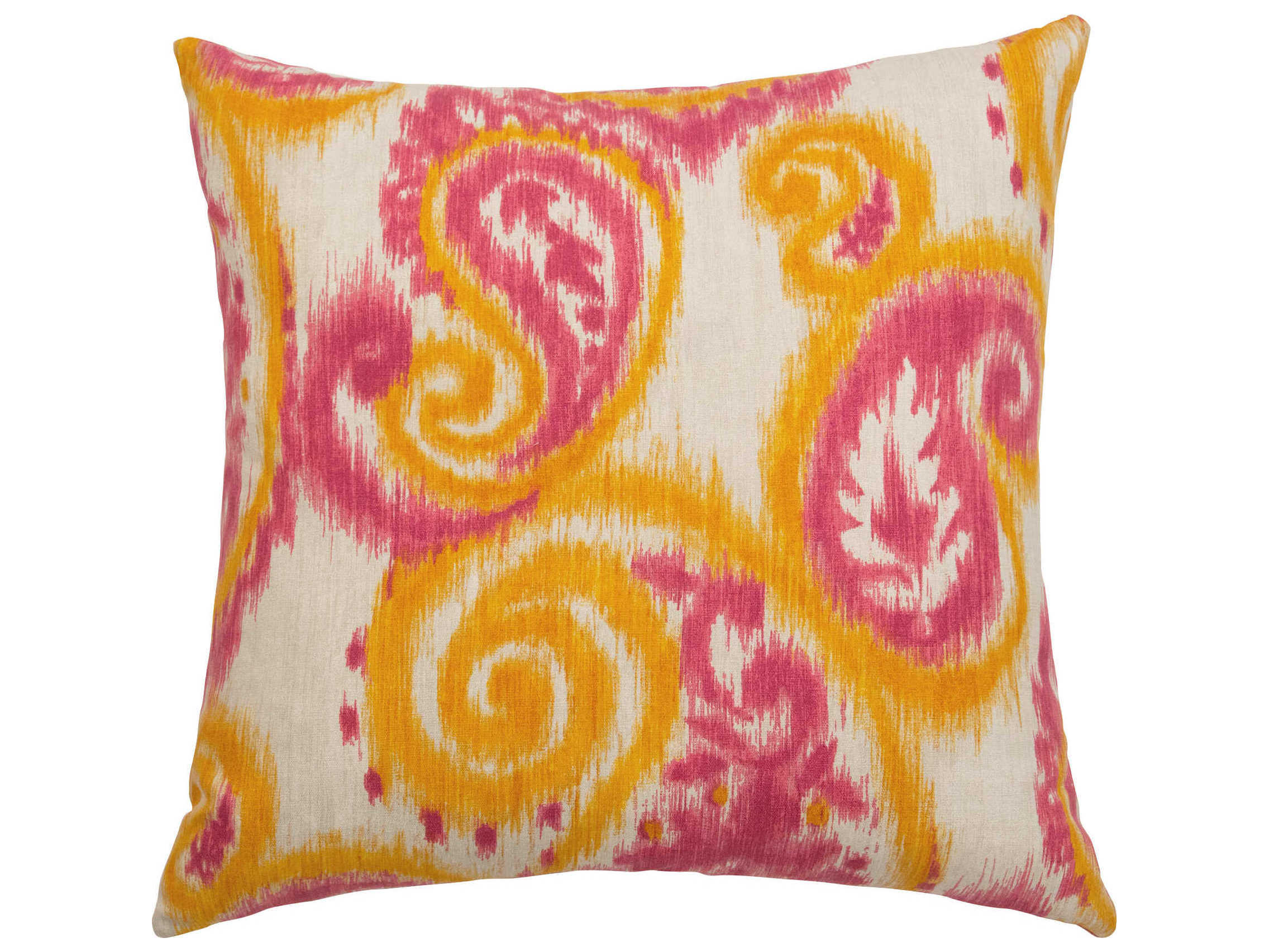Aico Furniture Michael Amini Bangali Tangerine Decorative Pillow