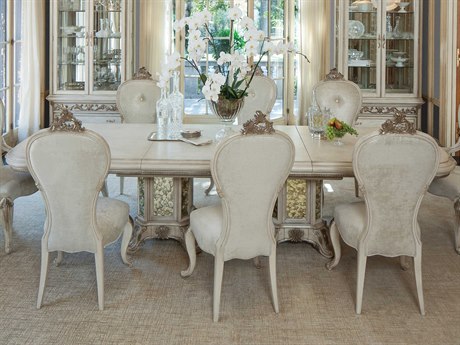 Aico Furniture Michael Amini Platine De Royale Champagne Antique Platinum 88 136 W X 48 D Rectangular Dining Table With Extension Aic09002201 - Aico Michael Amini Dining Table Aico Furniture Michael Amini Platine De Royale Champagne Antique Platinum 88 136 W X 48 D Rectangular Dining Table With Extension Aic09002201 - Aico Michael Amini Dining Table