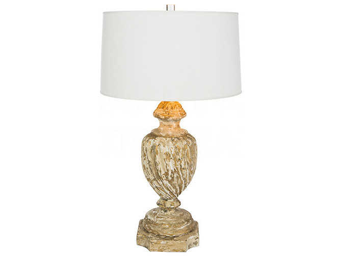 Aidan Gray Distressed Table Lamp AIDL612DIST