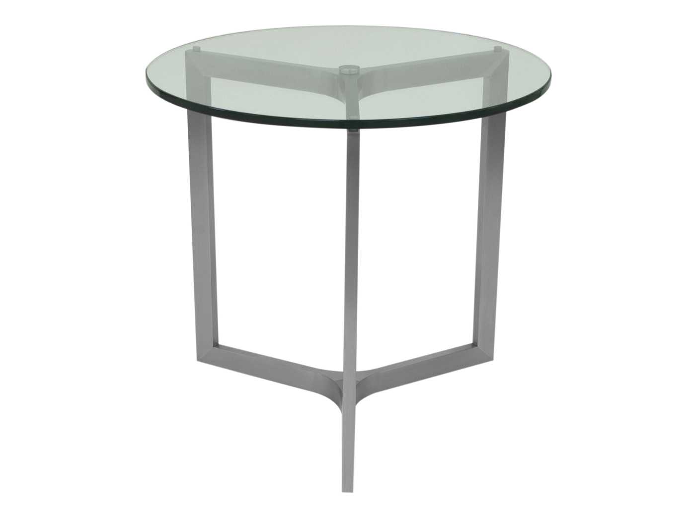 Allan Copley Designs Adrienne 24 Round Clear End Table AN2080202