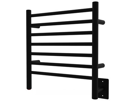 Amba Radiant Matte Black Radiant Small Heated Towel Rack