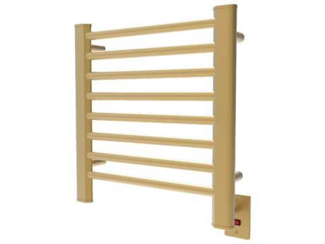 Amba Sirio Satin Brass Heated Towel Rack