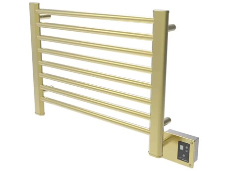 Amba Sirio Satin Brass Heated Towel Rack