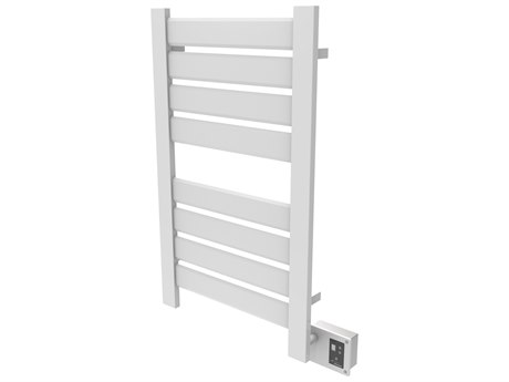 Amba Vega White 39" High Heated Towel Rack