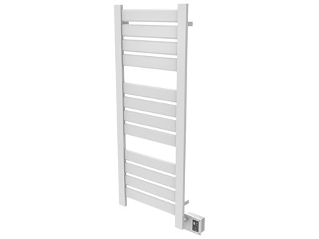 Amba Vega White 58" High Heated Towel Rack