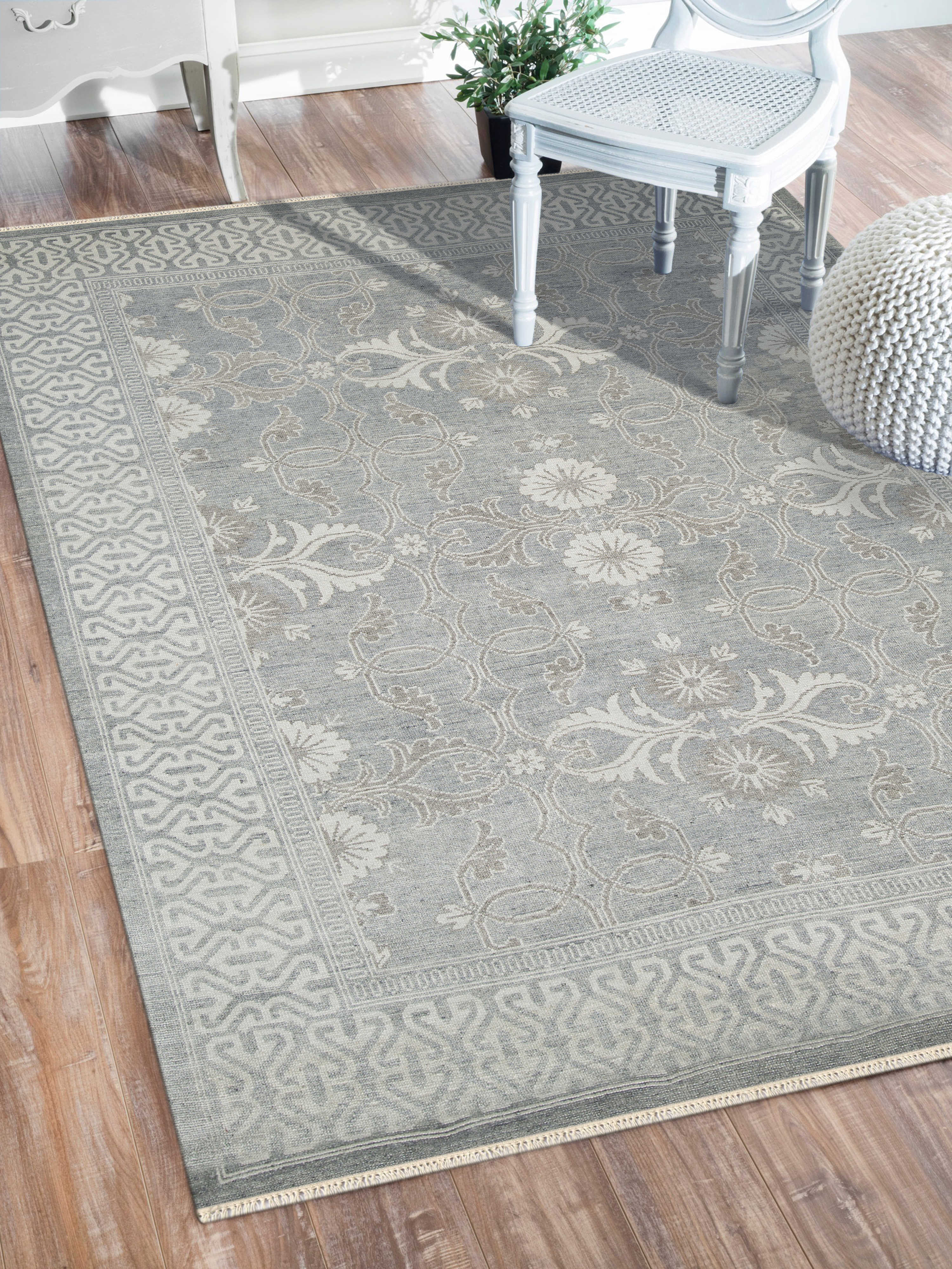 Amer Rugs Empress Gray Rectangular Area Rug AREMP2
