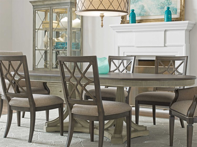 American Drew Savona Friedrick 84 X 43 Oval Extension Dining American Drew Savona Friedrick 84 X 43 Oval Extension Dining Table