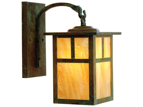 Arroyo Craftsman Mission 1-light Glass Outdoor Wall Light