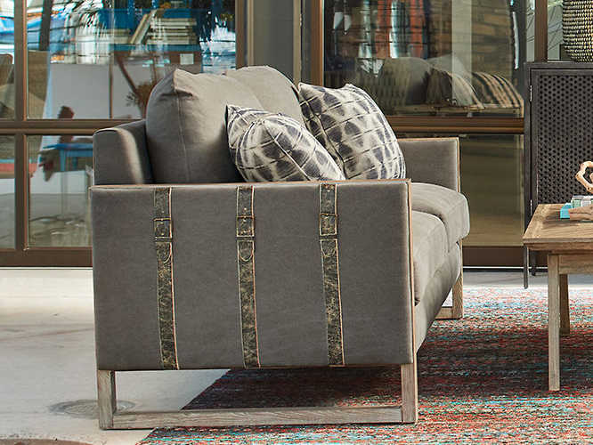 A.R.T. Furniture Epicenters Austin Townes Wire Brushed Sofa