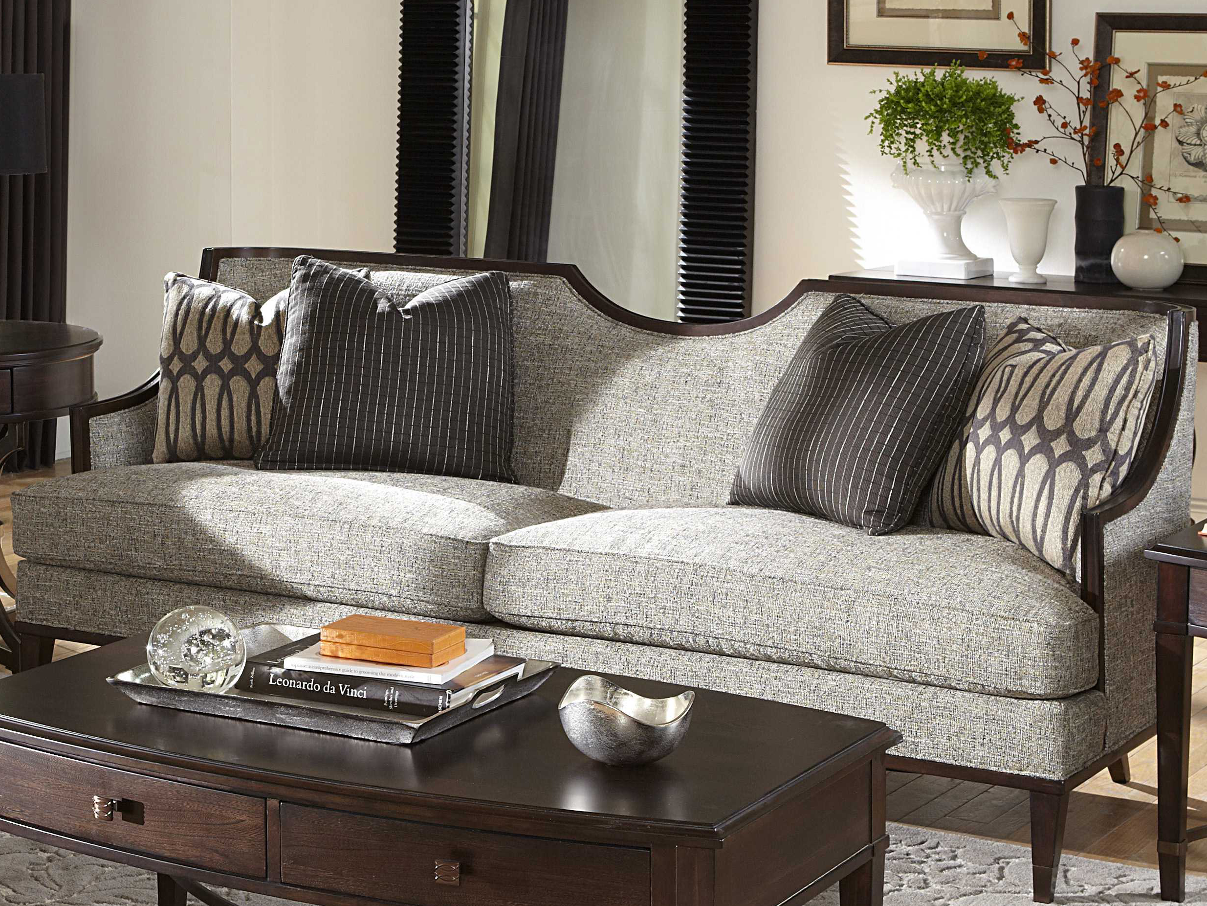 A R T Furniture Harper Mineral Mink Sofa