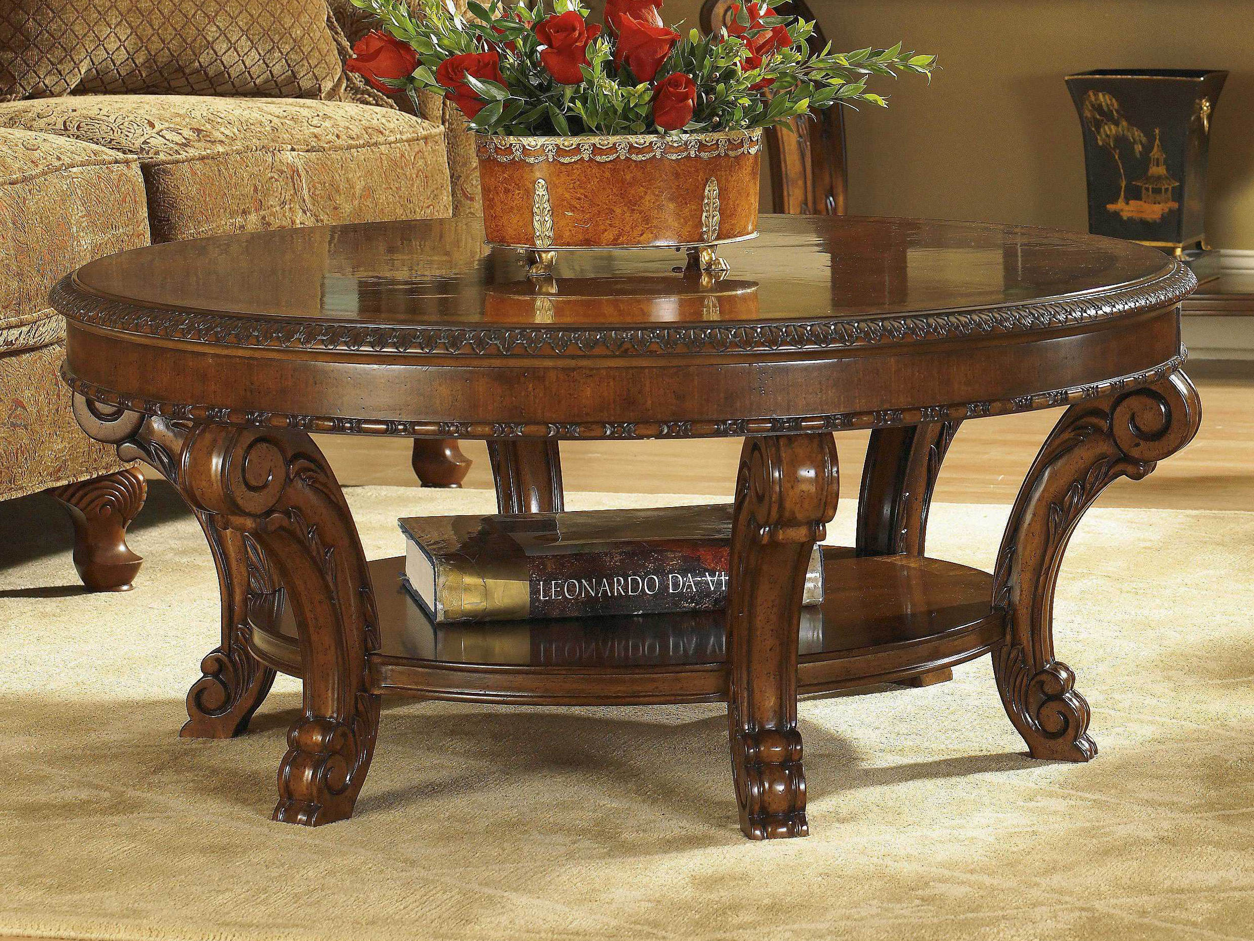 A R T Furniture Old World 44 Round Tail Table At1433022606 A R T Furniture Old World 44 Round Tail Table 143302 2606