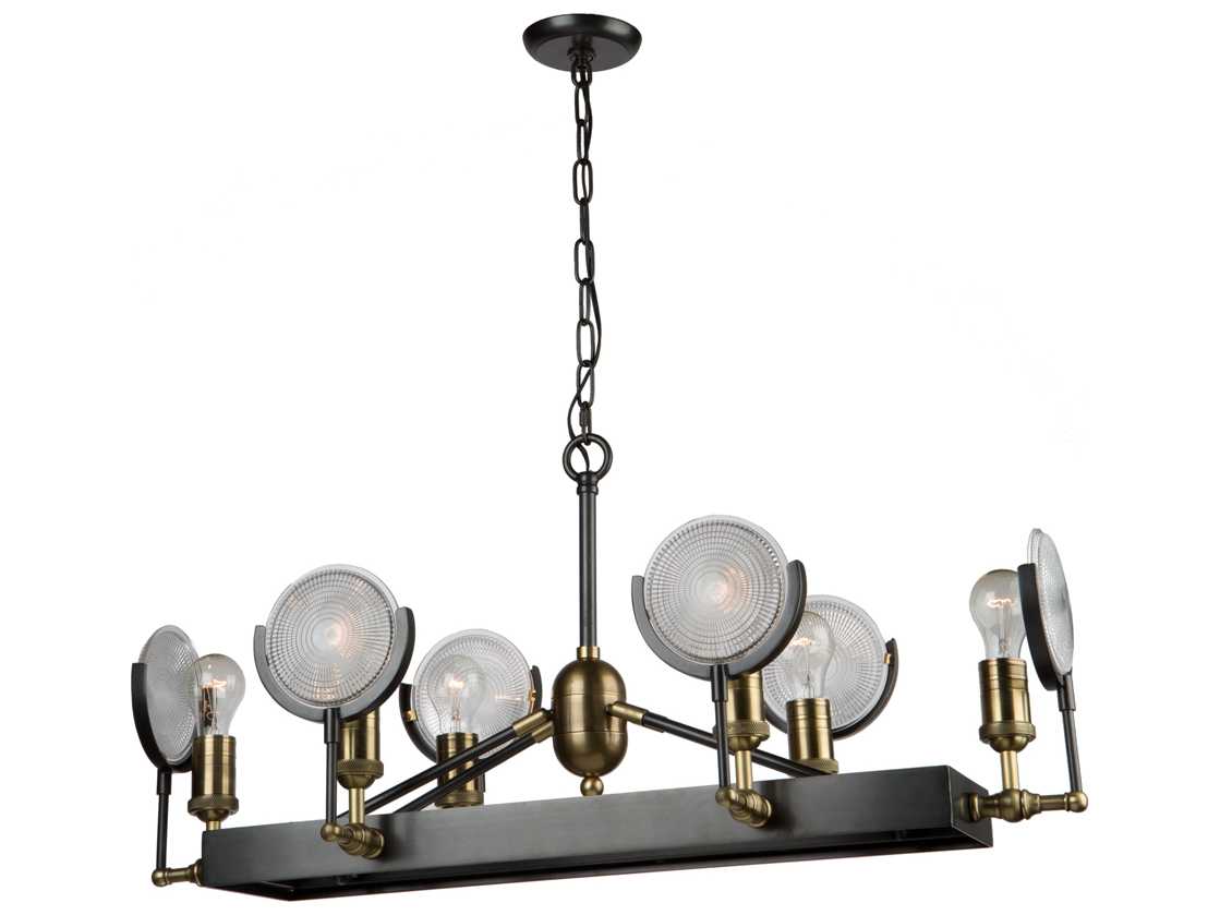 Artcraft Lighting Baker Street SixLight 15.75'' Wide Island Light