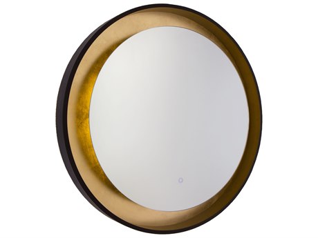 Artcraft Reflections Oil Rubbed Bronze / Gold Leaf Wall Mirror