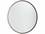 Artcraft Lighting Reflections Matte Black 32'' Wide Round Wall Mirror  ACAM320