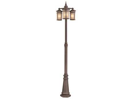 Hinkley 2327OZ-LV Manhattan 1-Light Oil Rubbed Bronze Outdoor Post