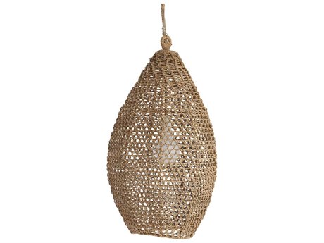 Arteriors Home Evers 1-Light Natural Wood Bell Pendant