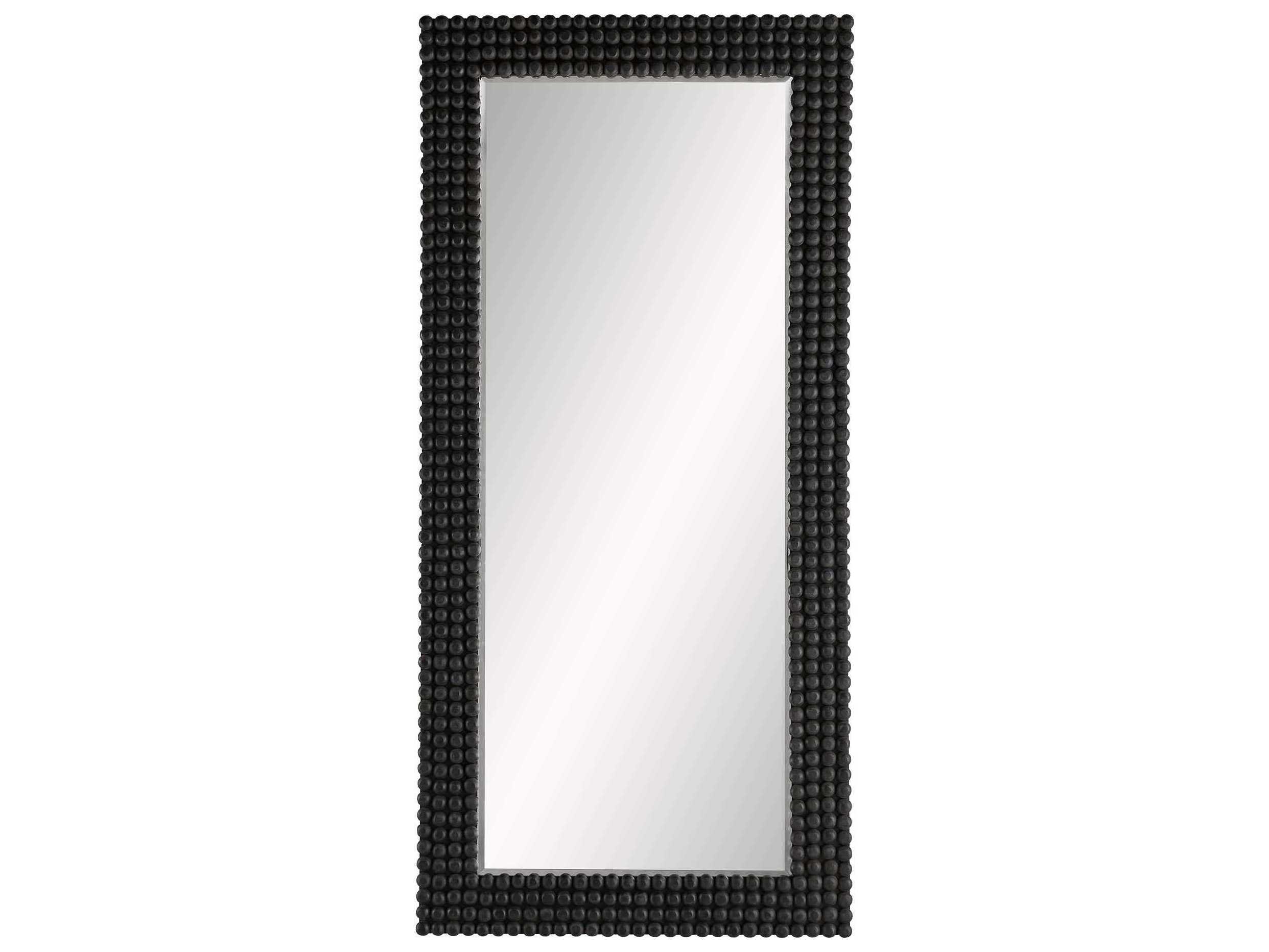 Arteriors Home Paxton Black Stained Floor Mirror