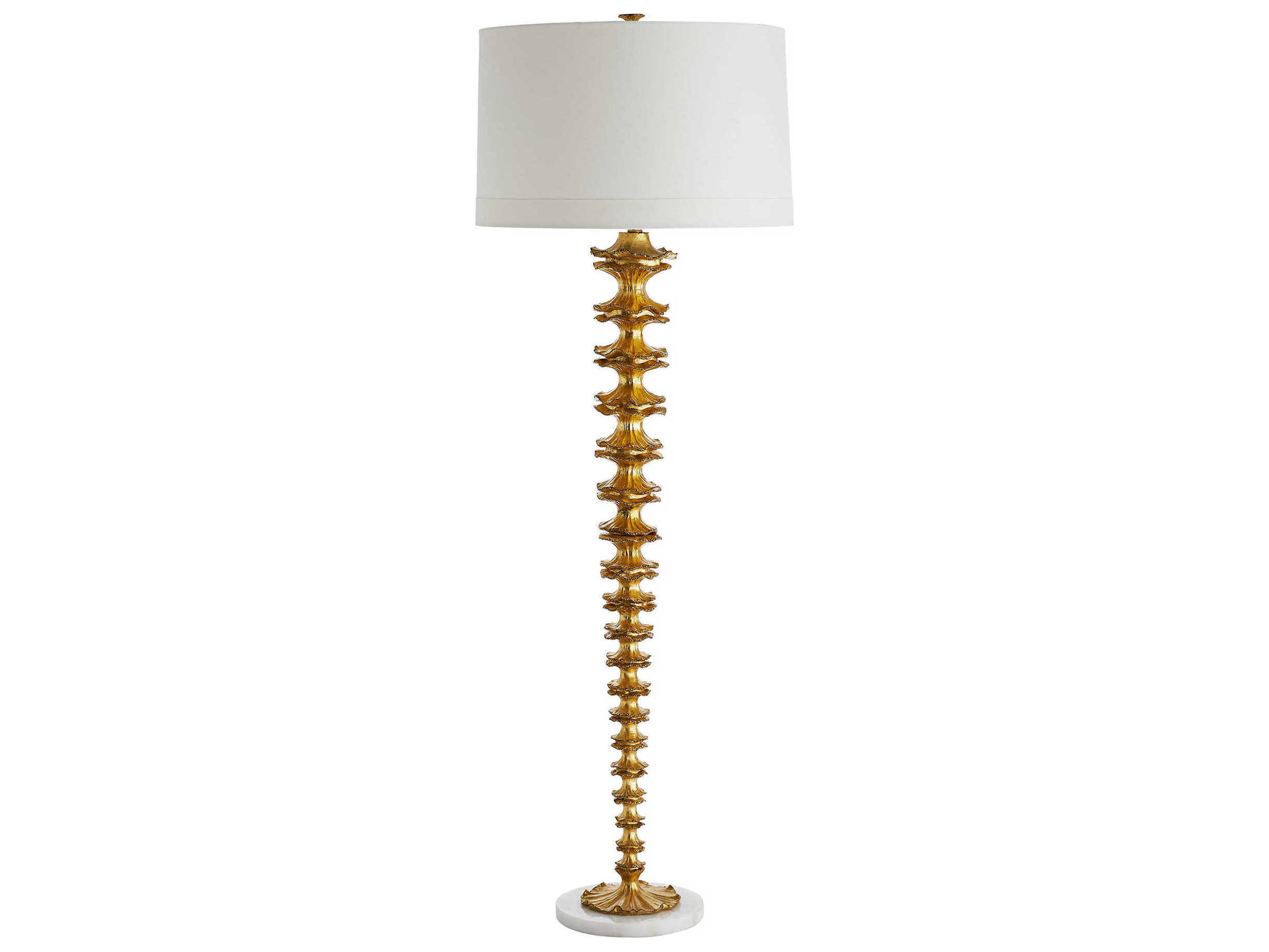 Arteriors Home Priscilla Gold Leaf Floor Lamp Arh79158391 Priscilla Gold Leaf Floor Lamp