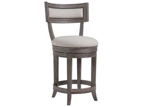 Artistica Apertif Swivel Upholstered Grigio Counter Stool