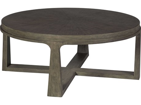 Artistica Cohesion Program Rousseau Round Wood Grigio Cocktail Table
