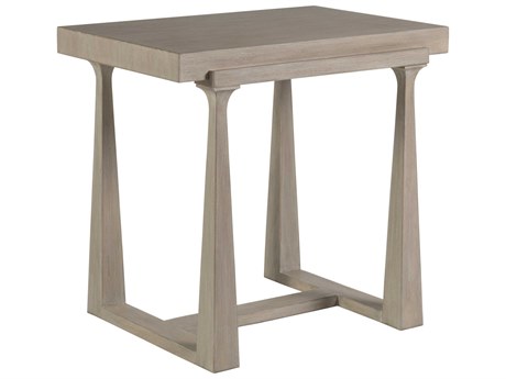 Artistica Cohesion Program Grantland Rectangular Wood Bianco End Table