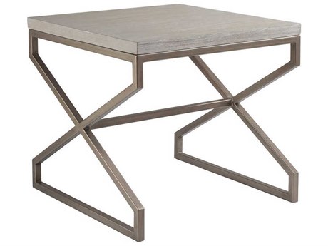 Artistica Edict Square Wood Bianco End Table