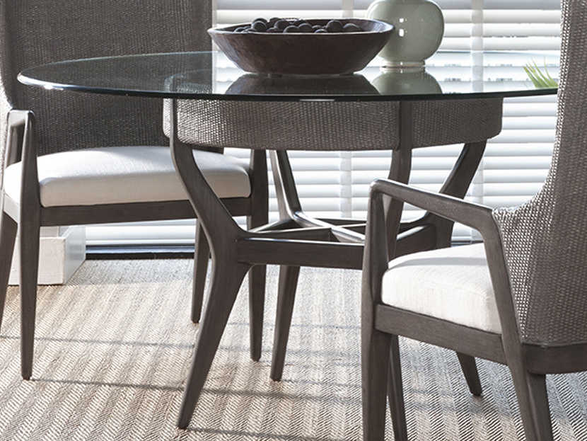 Artistica Home Formosa Metallic Gray 56, 56 Round Dining Table