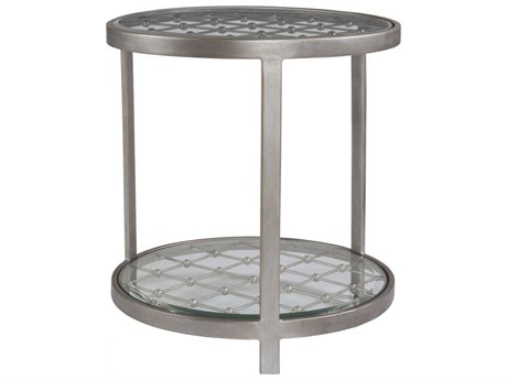 Artistica Royere Round Glass End Table