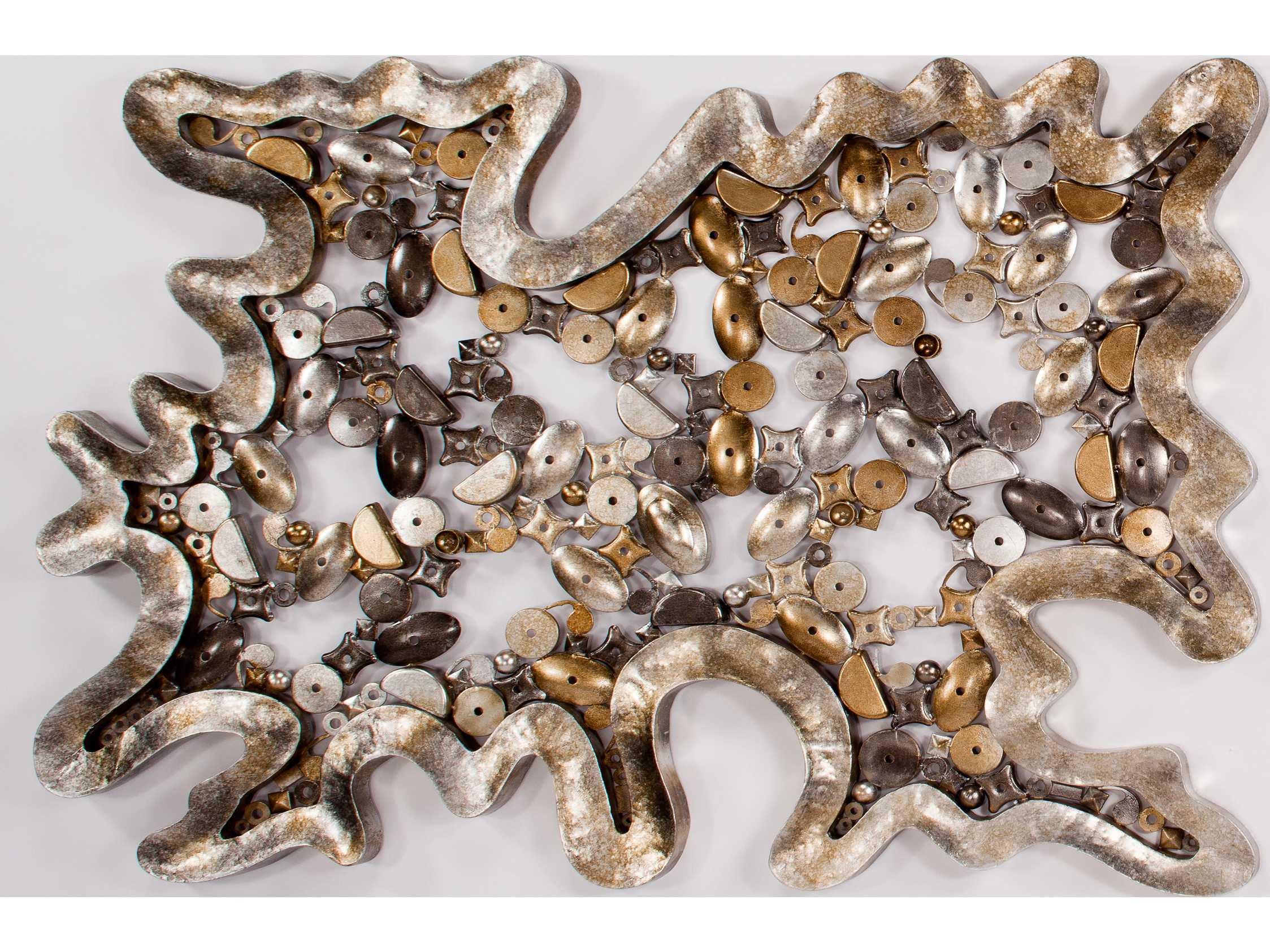 Artmax 57 X 39 Metallic Tone Metal Wall Art