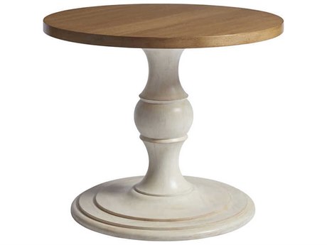 Barclay Butera Corona Del Mar Sandstone, Round Foyer Pedestal Table