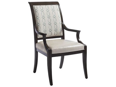 Barclay Butera Brentwood Kathryn Brown Upholstered Arm Dining Chair