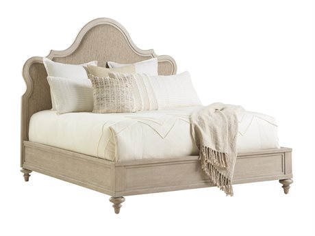 Barclay Butera Malibu Zuma Brown Wood King Panel Bed